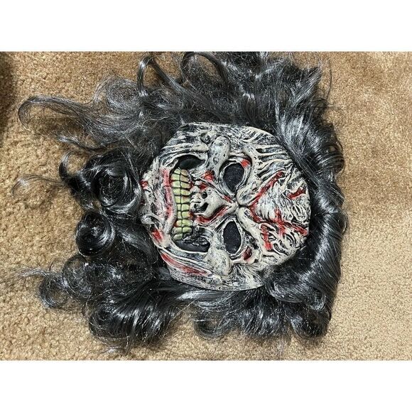 Easter Unlimited Fun World Halloween Mask 2013 with Wig Adult Face - Picture 10 of 10